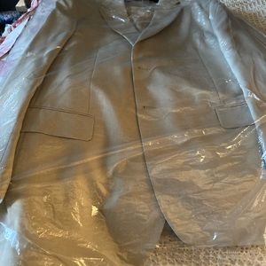 Belk Tan Suit. 48L pants 40/30
